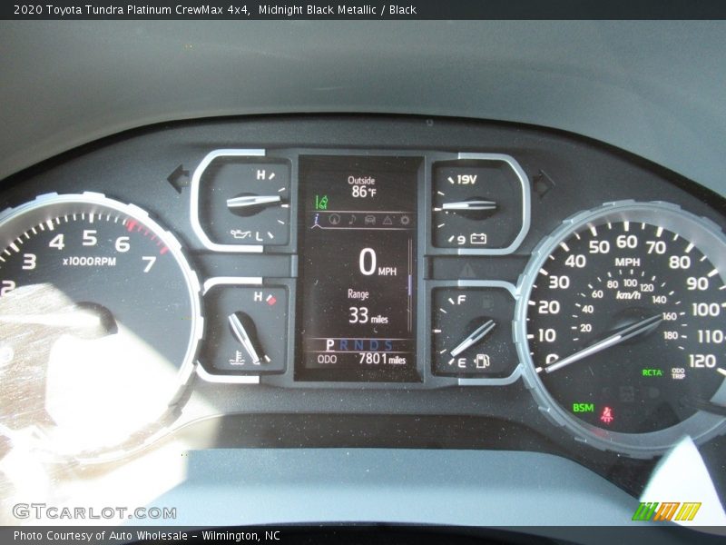 Midnight Black Metallic / Black 2020 Toyota Tundra Platinum CrewMax 4x4
