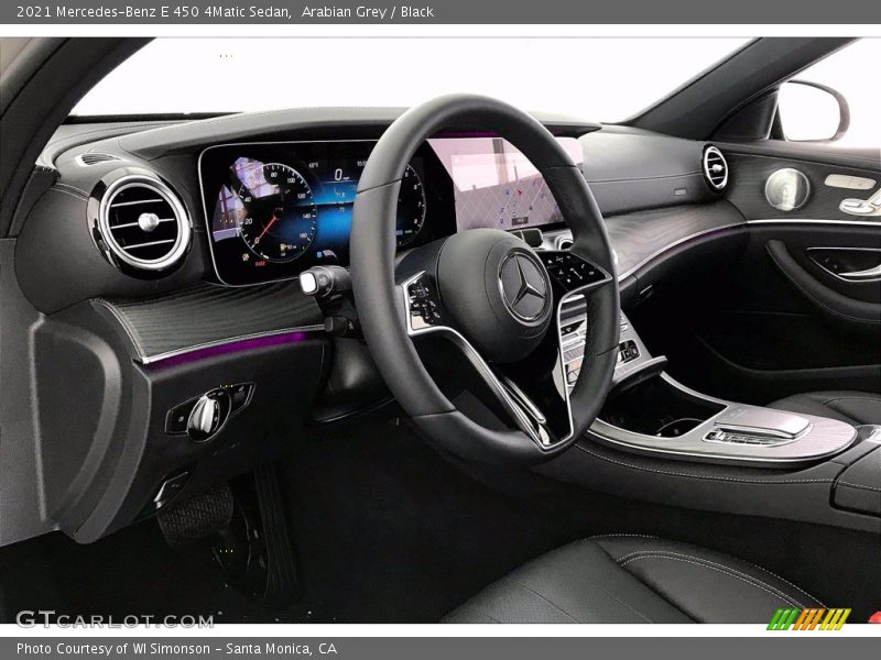 Arabian Grey / Black 2021 Mercedes-Benz E 450 4Matic Sedan