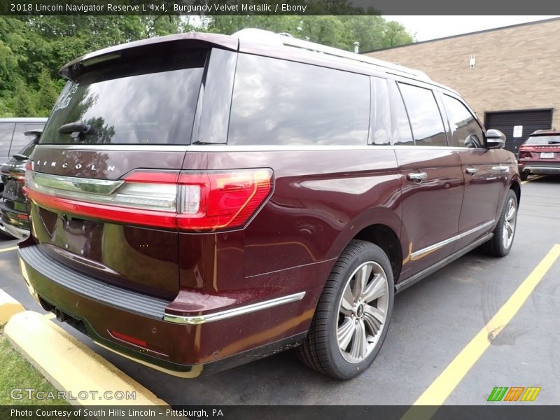 Burgundy Velvet Metallic / Ebony 2018 Lincoln Navigator Reserve L 4x4
