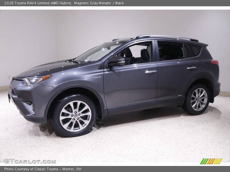 Magnetic Gray Metallic / Black 2018 Toyota RAV4 Limited AWD Hybrid