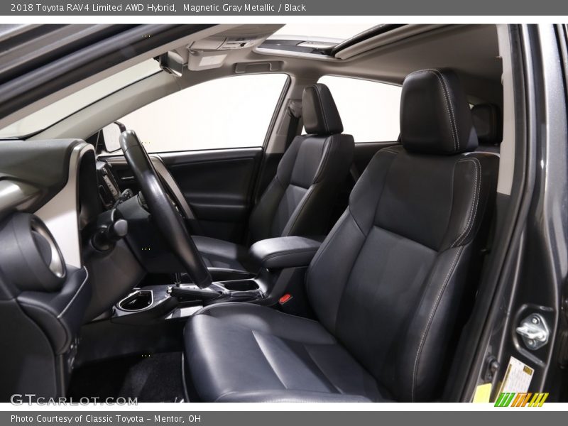 Magnetic Gray Metallic / Black 2018 Toyota RAV4 Limited AWD Hybrid
