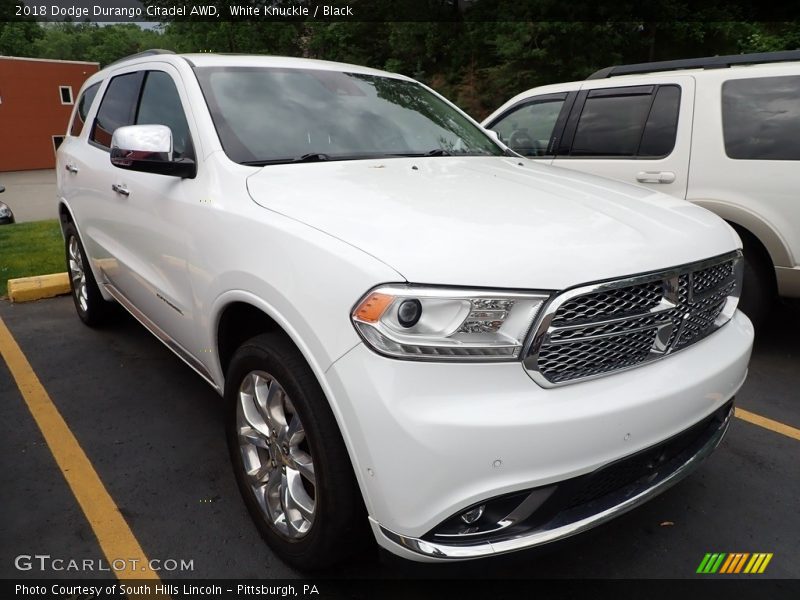 White Knuckle / Black 2018 Dodge Durango Citadel AWD
