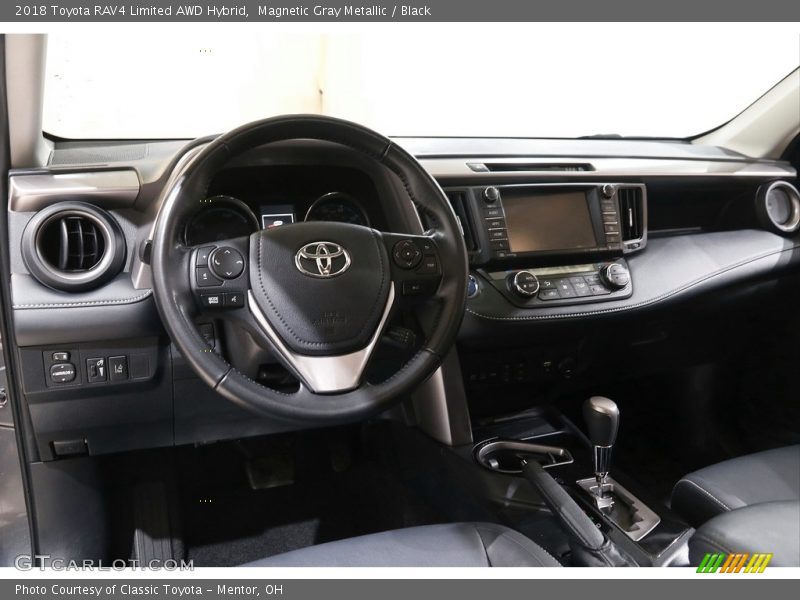 Magnetic Gray Metallic / Black 2018 Toyota RAV4 Limited AWD Hybrid