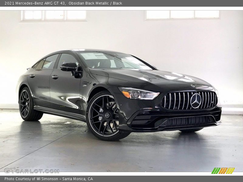 Obsidian Black Metallic / Black 2021 Mercedes-Benz AMG GT 43