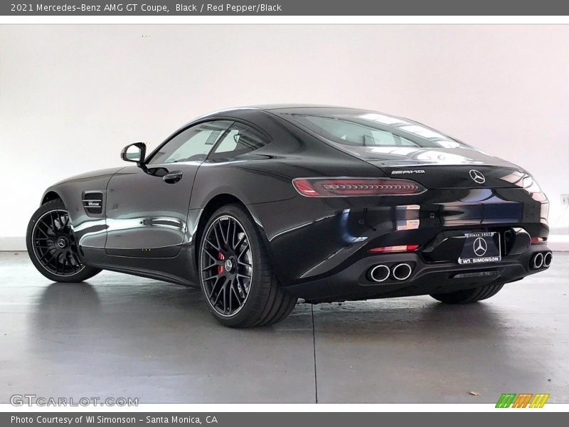 Black / Red Pepper/Black 2021 Mercedes-Benz AMG GT Coupe