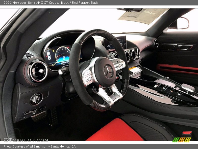 Black / Red Pepper/Black 2021 Mercedes-Benz AMG GT Coupe