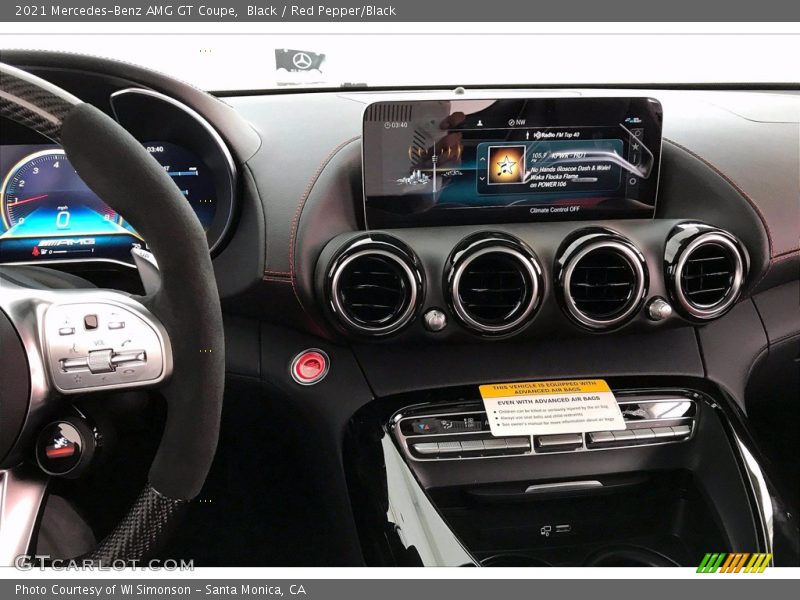 Controls of 2021 AMG GT Coupe