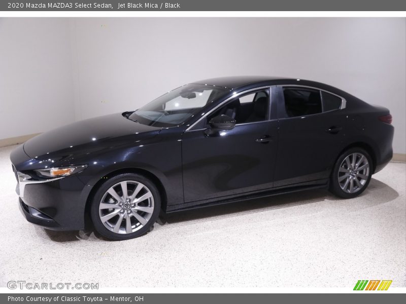 Jet Black Mica / Black 2020 Mazda MAZDA3 Select Sedan