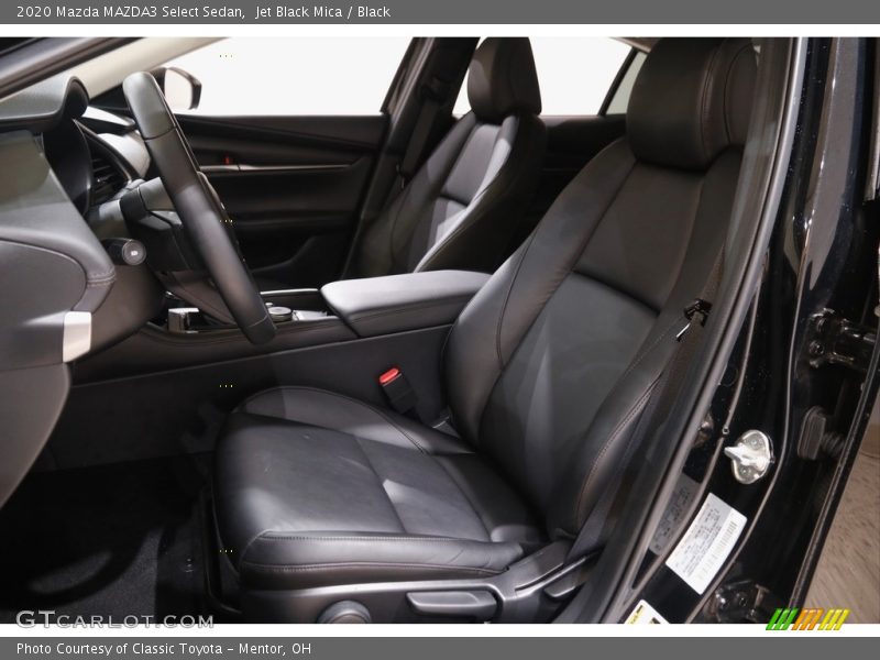 Jet Black Mica / Black 2020 Mazda MAZDA3 Select Sedan