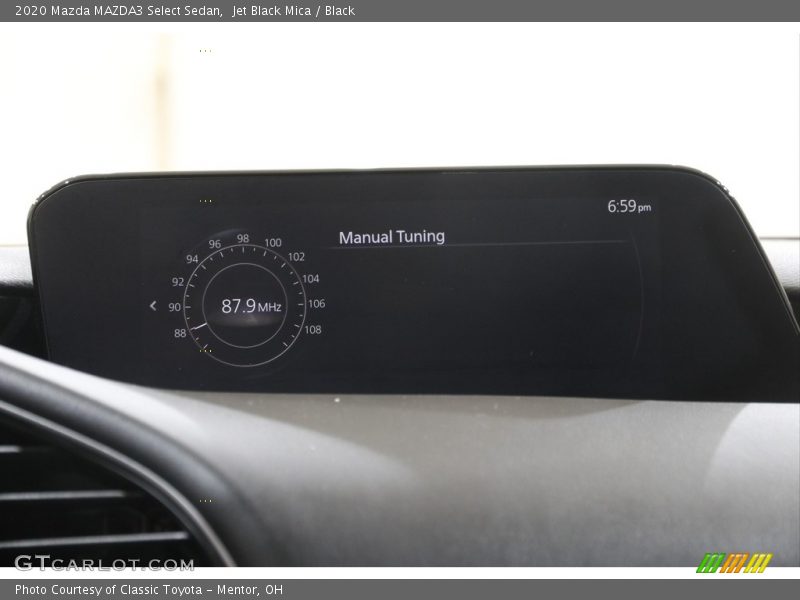Jet Black Mica / Black 2020 Mazda MAZDA3 Select Sedan