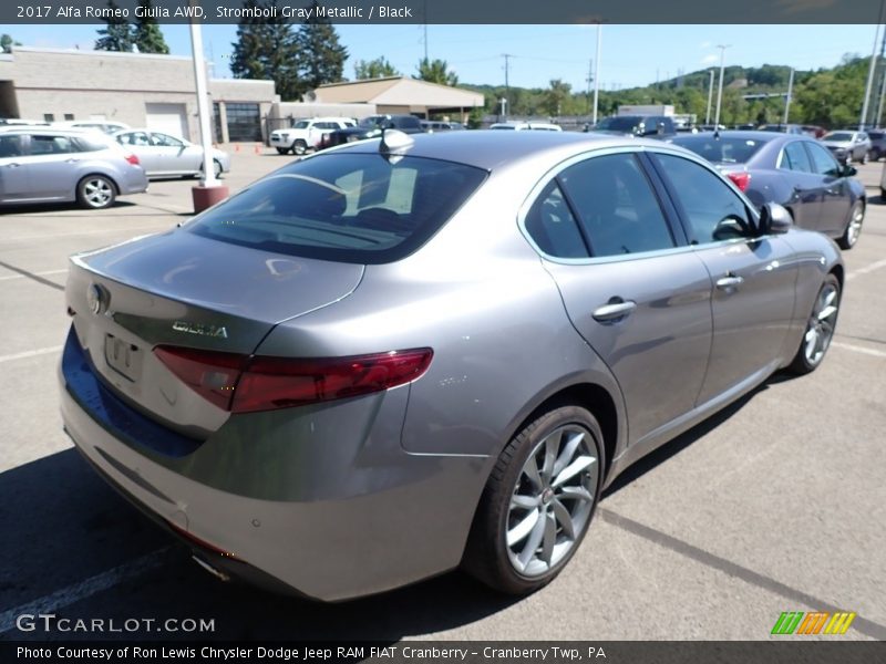 Stromboli Gray Metallic / Black 2017 Alfa Romeo Giulia AWD