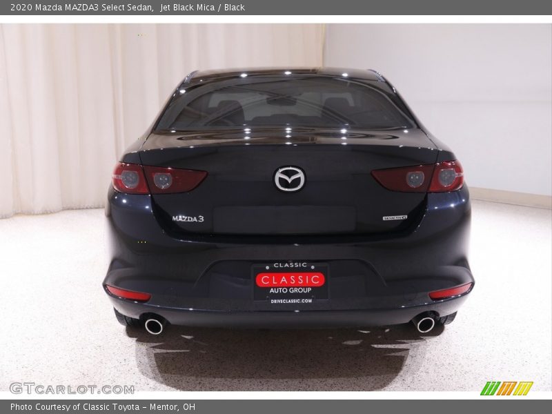 Jet Black Mica / Black 2020 Mazda MAZDA3 Select Sedan
