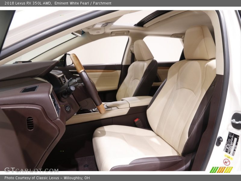 Eminent White Pearl / Parchment 2018 Lexus RX 350L AWD