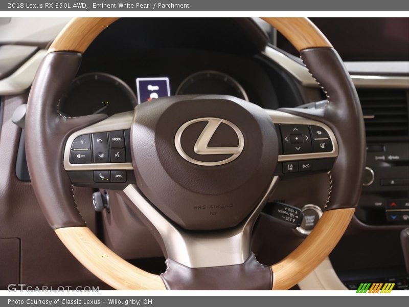 Eminent White Pearl / Parchment 2018 Lexus RX 350L AWD