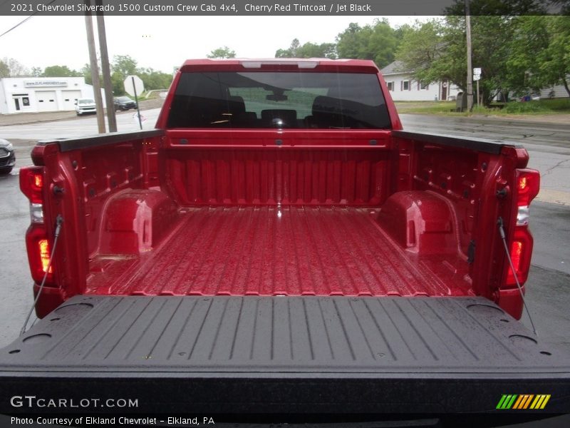 Cherry Red Tintcoat / Jet Black 2021 Chevrolet Silverado 1500 Custom Crew Cab 4x4