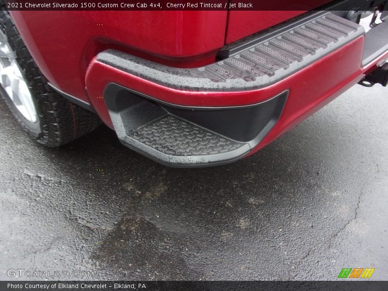Cherry Red Tintcoat / Jet Black 2021 Chevrolet Silverado 1500 Custom Crew Cab 4x4