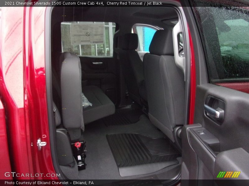 Cherry Red Tintcoat / Jet Black 2021 Chevrolet Silverado 1500 Custom Crew Cab 4x4