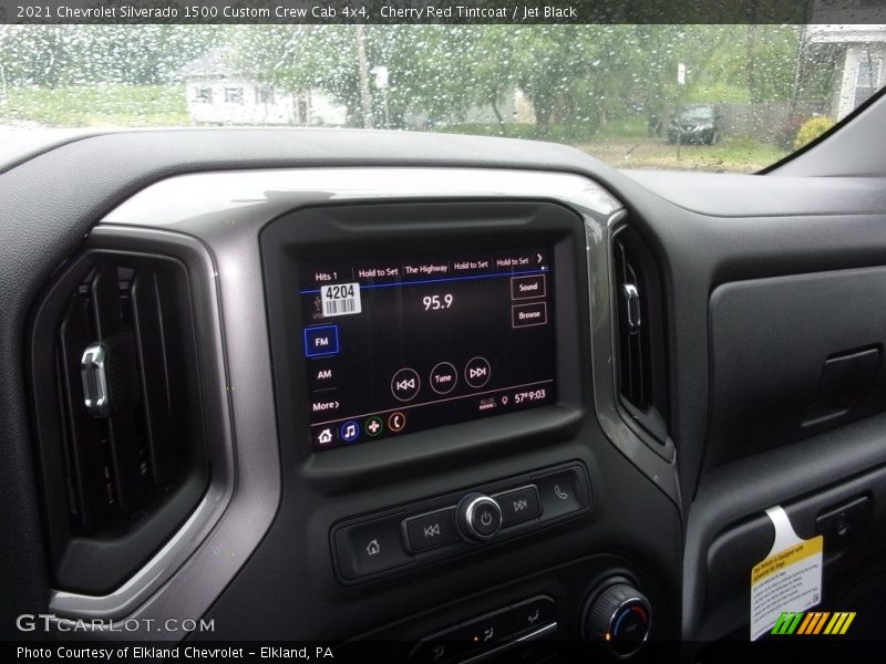 Cherry Red Tintcoat / Jet Black 2021 Chevrolet Silverado 1500 Custom Crew Cab 4x4