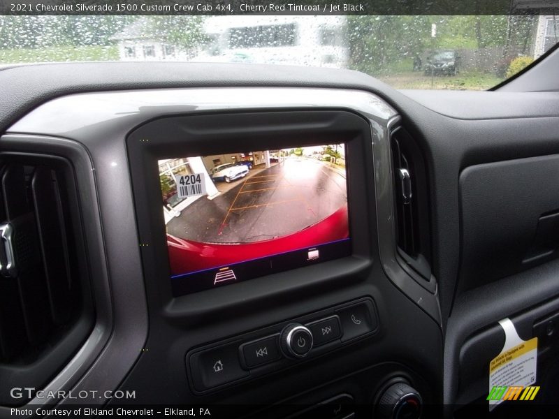 Cherry Red Tintcoat / Jet Black 2021 Chevrolet Silverado 1500 Custom Crew Cab 4x4