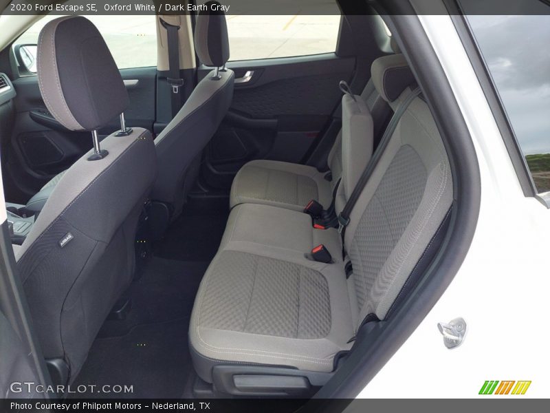 Oxford White / Dark Earth Gray 2020 Ford Escape SE