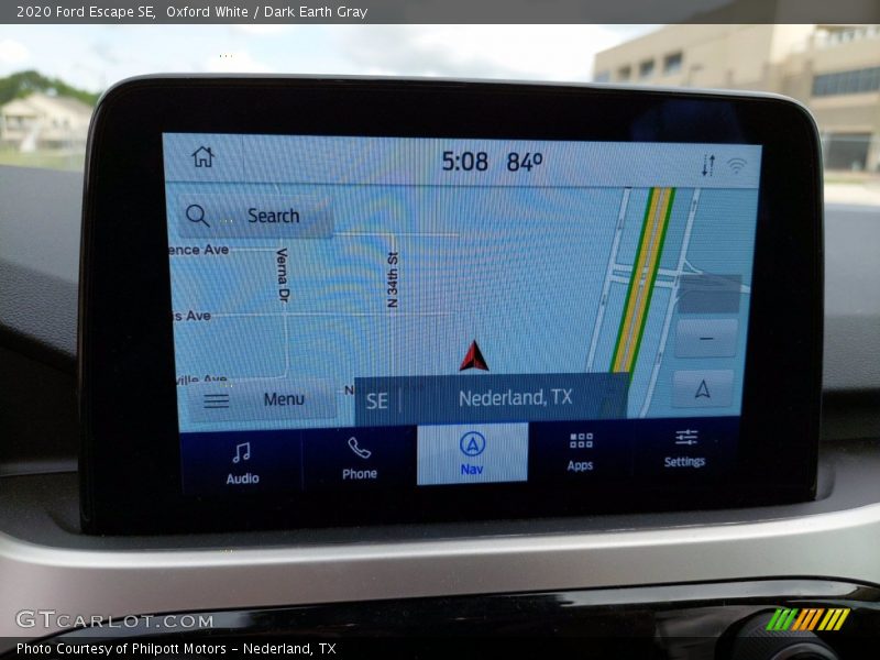Oxford White / Dark Earth Gray 2020 Ford Escape SE