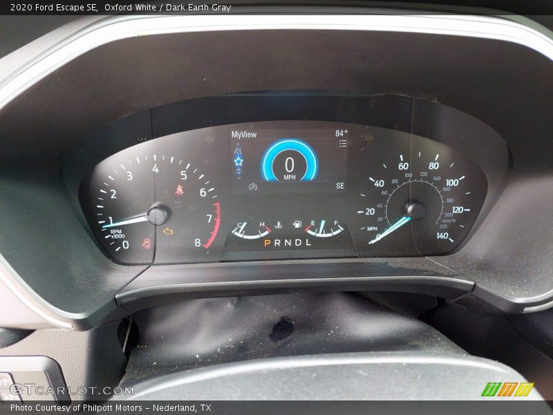 Oxford White / Dark Earth Gray 2020 Ford Escape SE