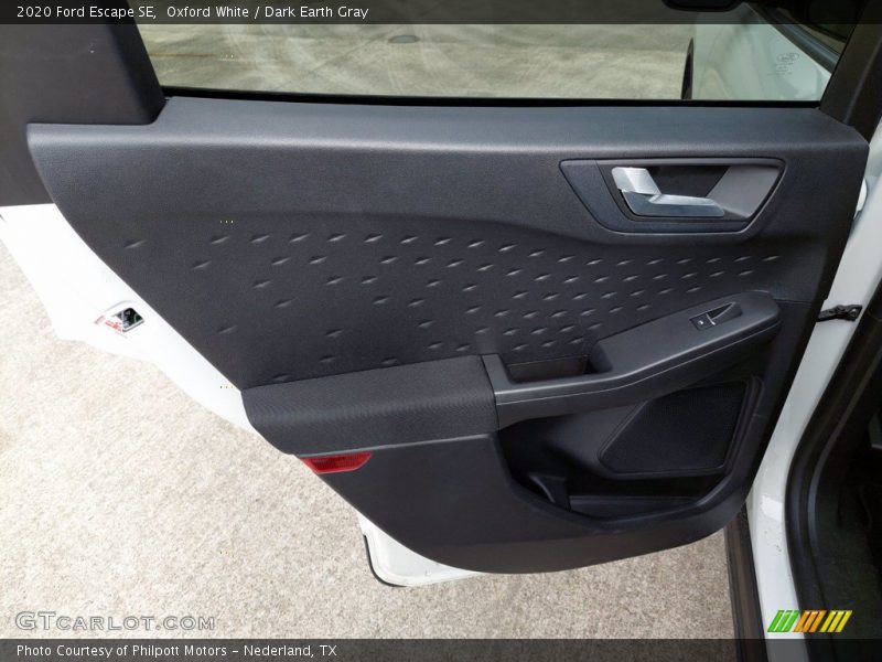 Oxford White / Dark Earth Gray 2020 Ford Escape SE