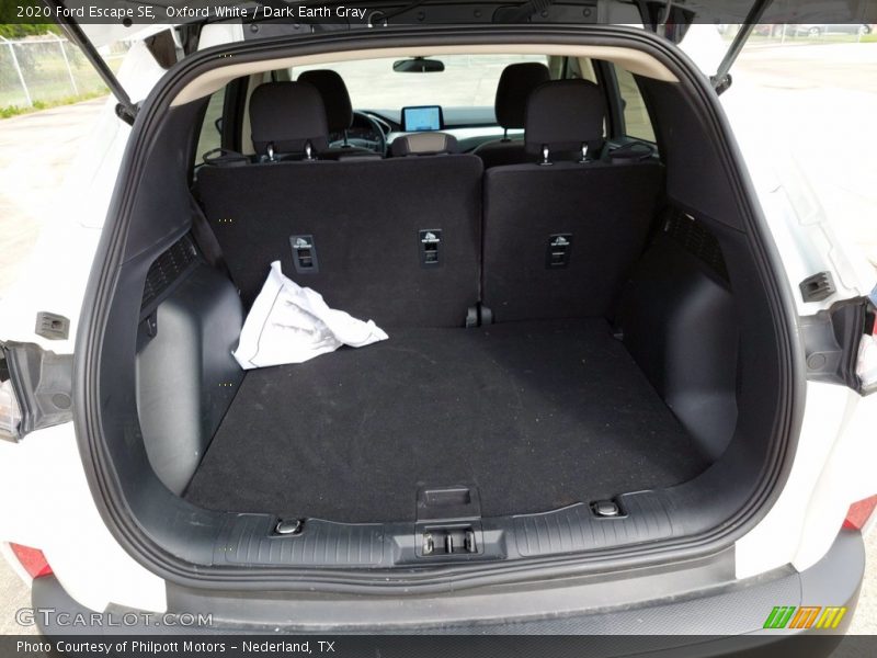 Oxford White / Dark Earth Gray 2020 Ford Escape SE