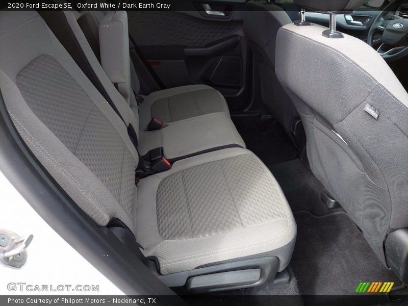 Oxford White / Dark Earth Gray 2020 Ford Escape SE