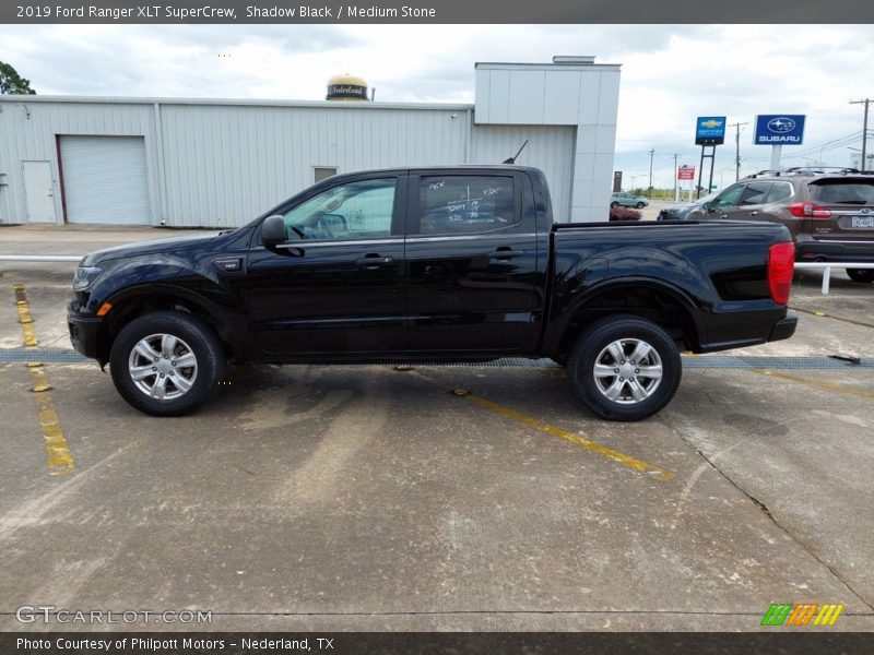 Shadow Black / Medium Stone 2019 Ford Ranger XLT SuperCrew