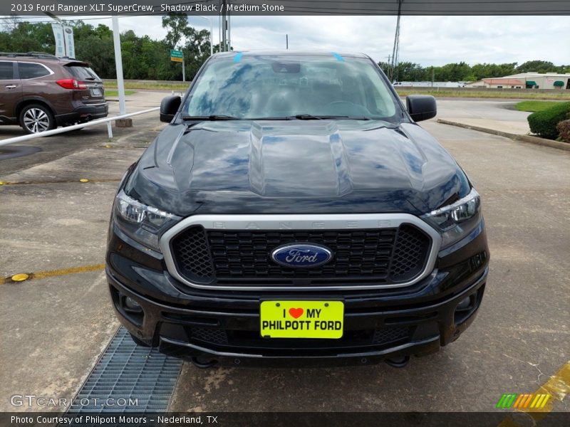 Shadow Black / Medium Stone 2019 Ford Ranger XLT SuperCrew