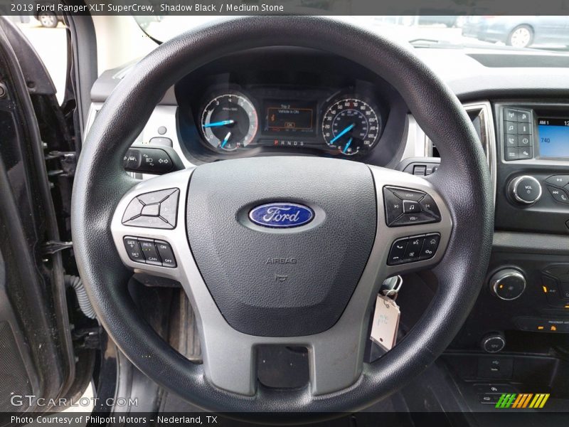 Shadow Black / Medium Stone 2019 Ford Ranger XLT SuperCrew