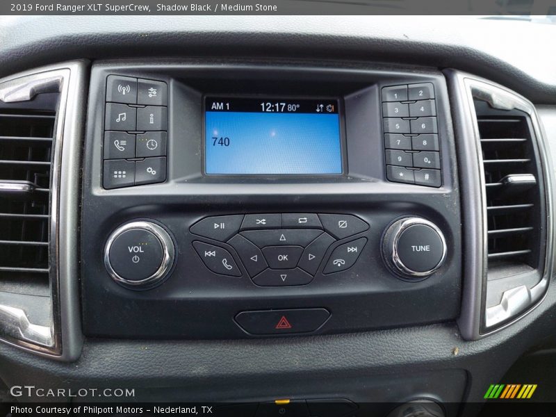 Shadow Black / Medium Stone 2019 Ford Ranger XLT SuperCrew