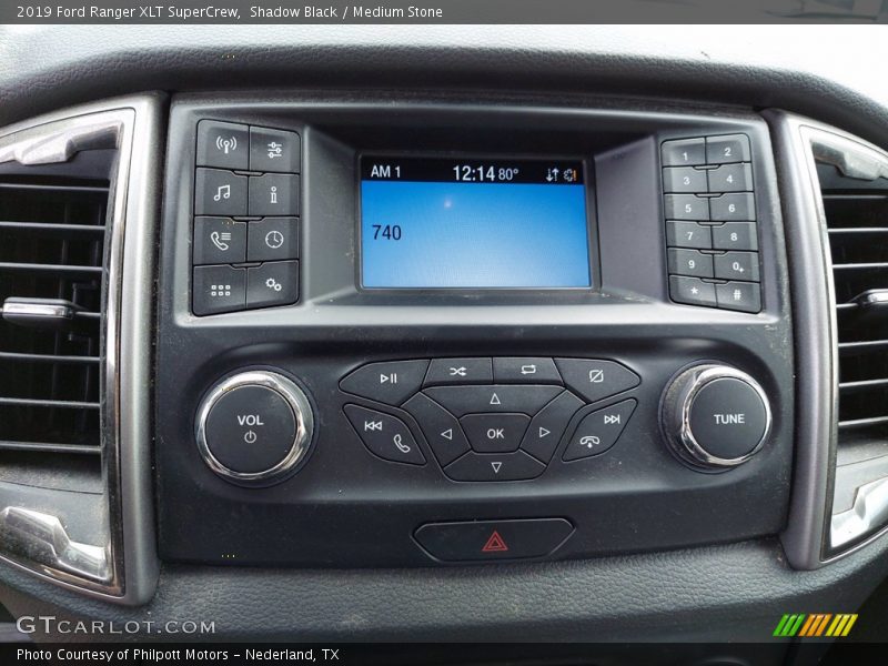 Shadow Black / Medium Stone 2019 Ford Ranger XLT SuperCrew
