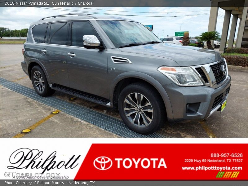 Gun Metallic / Charcoal 2018 Nissan Armada SL