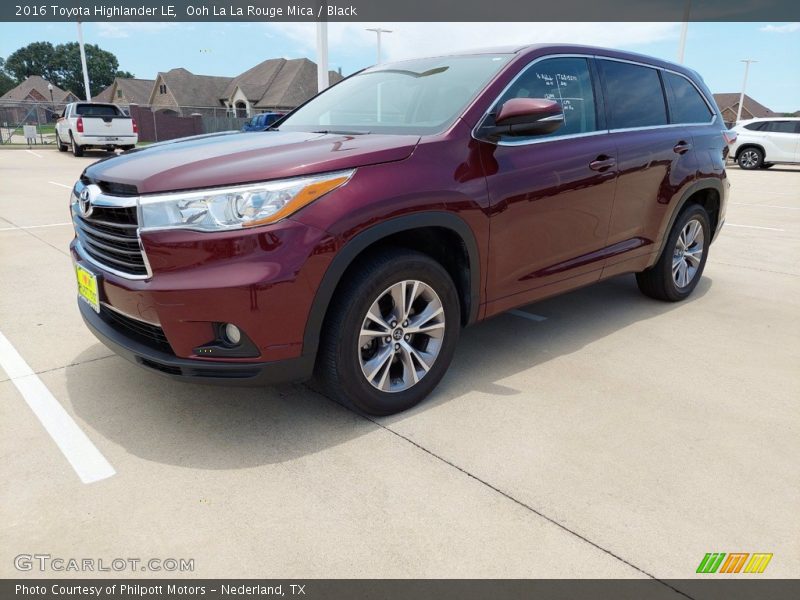  2016 Highlander LE Ooh La La Rouge Mica