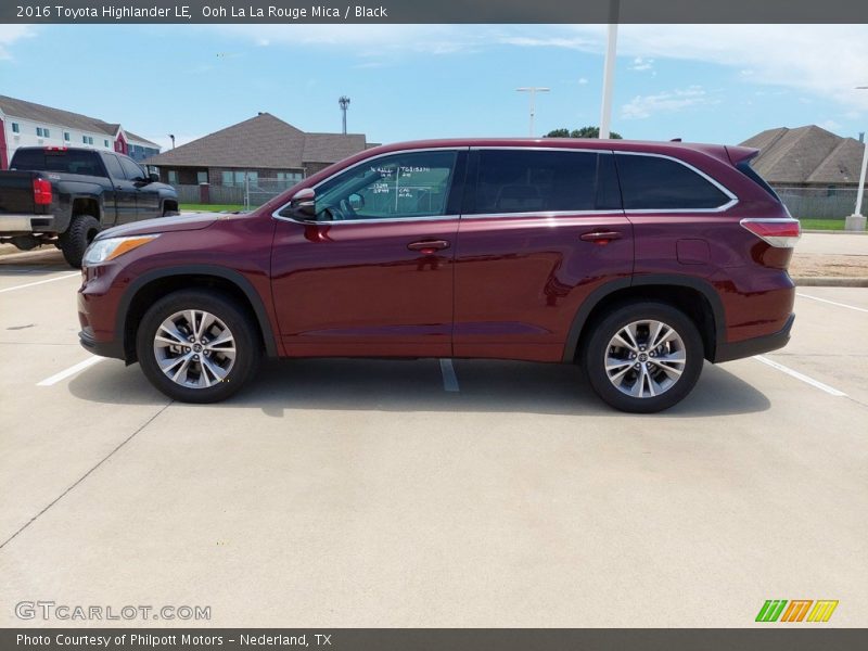  2016 Highlander LE Ooh La La Rouge Mica