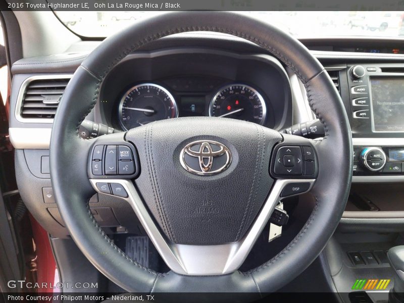  2016 Highlander LE Steering Wheel
