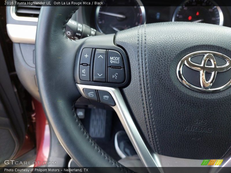  2016 Highlander LE Steering Wheel