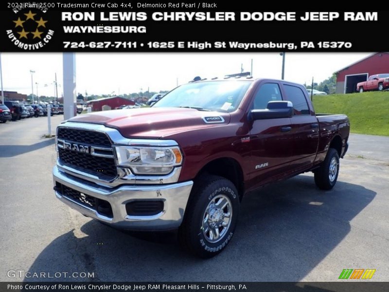 Delmonico Red Pearl / Black 2021 Ram 2500 Tradesman Crew Cab 4x4