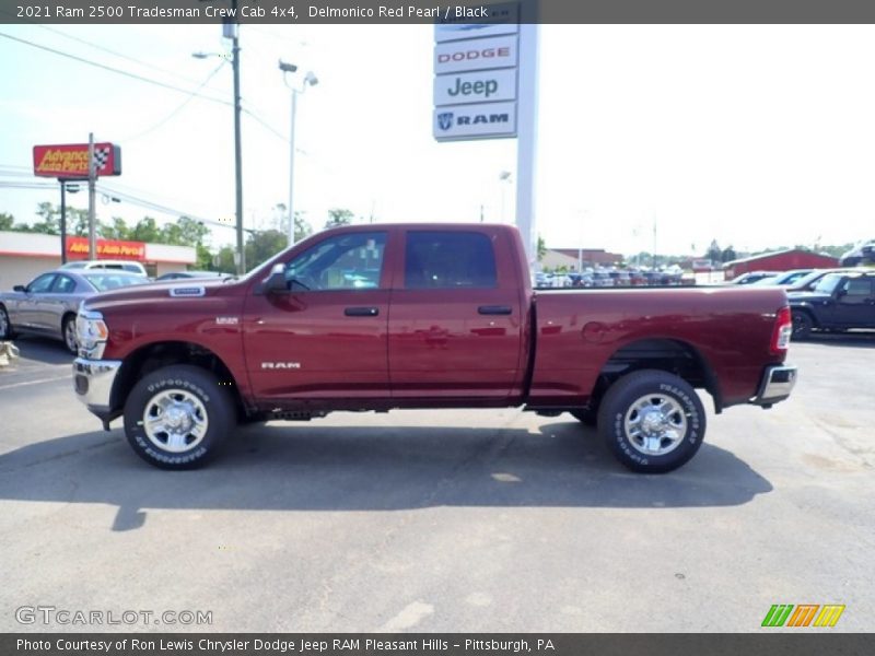 Delmonico Red Pearl / Black 2021 Ram 2500 Tradesman Crew Cab 4x4