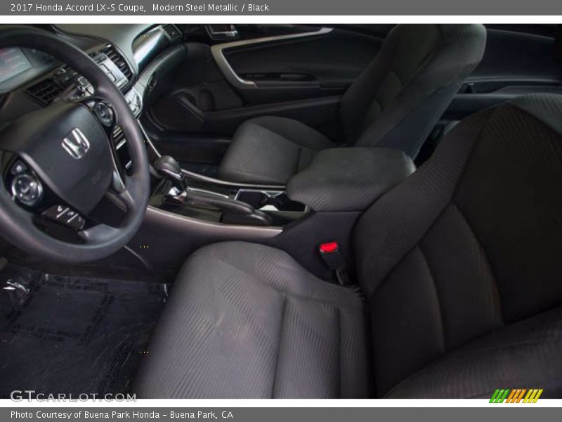 Modern Steel Metallic / Black 2017 Honda Accord LX-S Coupe