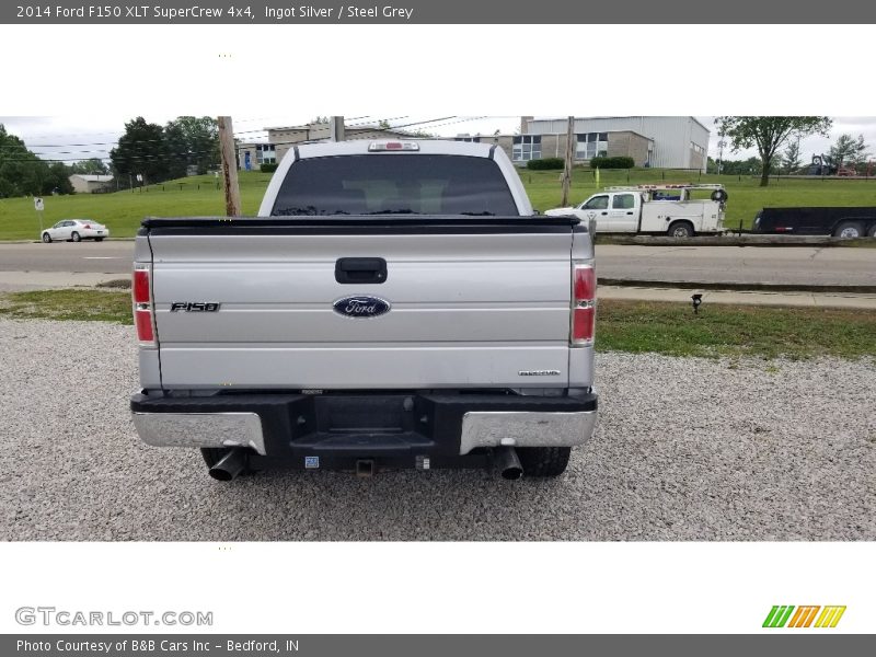 Ingot Silver / Steel Grey 2014 Ford F150 XLT SuperCrew 4x4