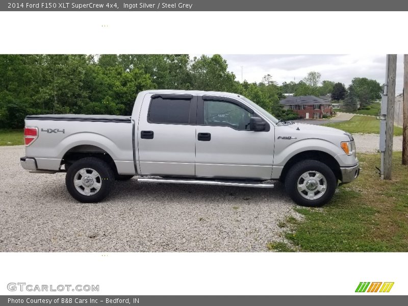 Ingot Silver / Steel Grey 2014 Ford F150 XLT SuperCrew 4x4