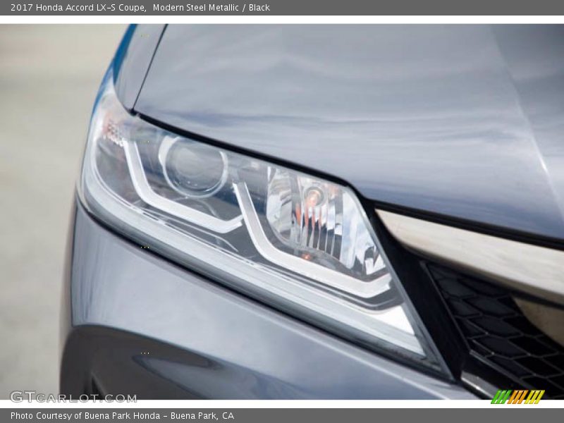 Modern Steel Metallic / Black 2017 Honda Accord LX-S Coupe