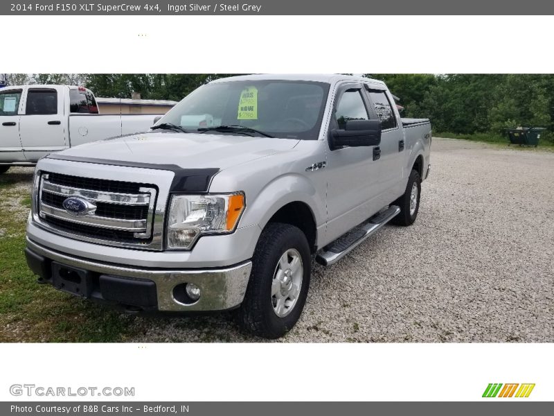 Ingot Silver / Steel Grey 2014 Ford F150 XLT SuperCrew 4x4