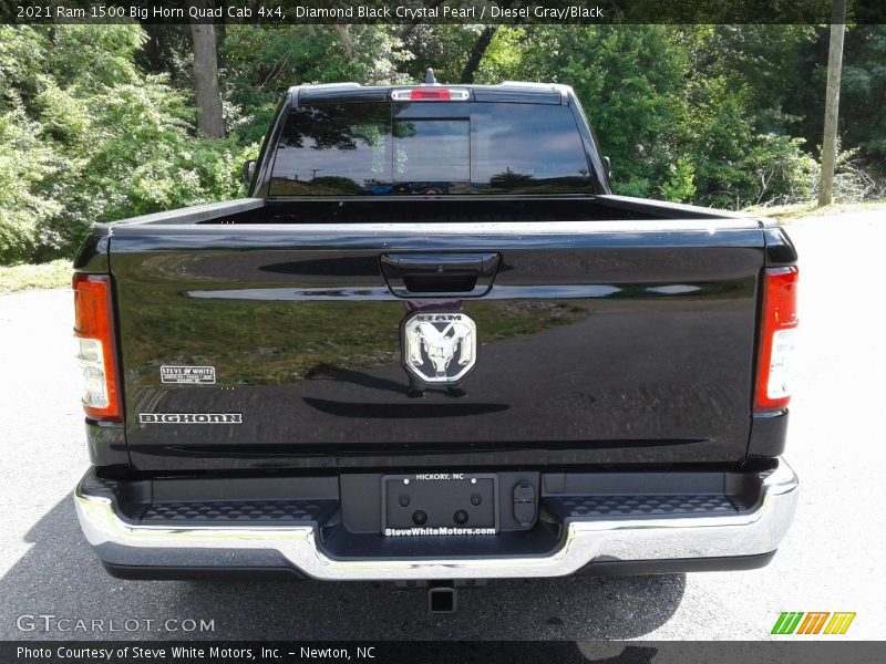 Diamond Black Crystal Pearl / Diesel Gray/Black 2021 Ram 1500 Big Horn Quad Cab 4x4