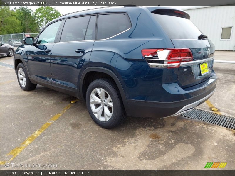 Tourmaline Blue Metallic / Titan Black 2018 Volkswagen Atlas SE
