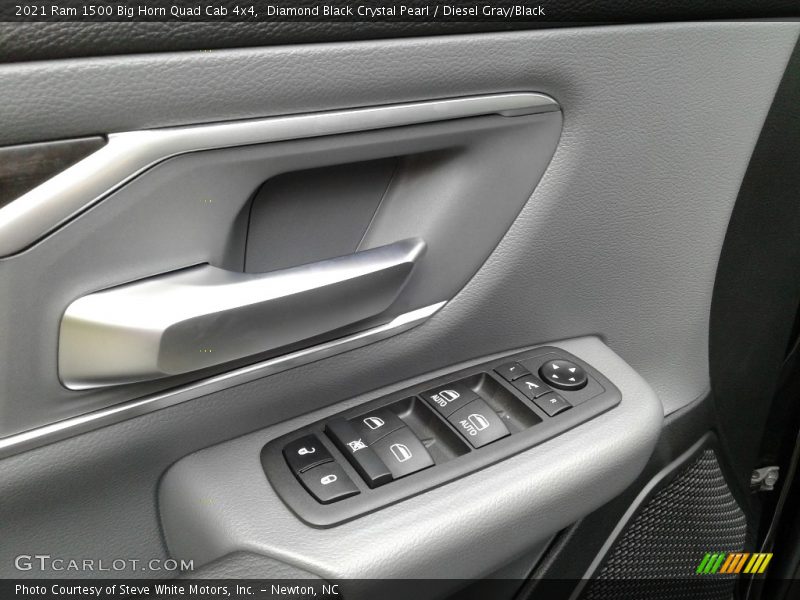 Diamond Black Crystal Pearl / Diesel Gray/Black 2021 Ram 1500 Big Horn Quad Cab 4x4