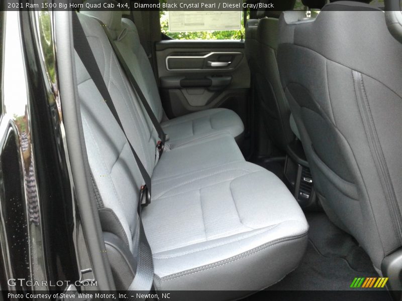 Diamond Black Crystal Pearl / Diesel Gray/Black 2021 Ram 1500 Big Horn Quad Cab 4x4